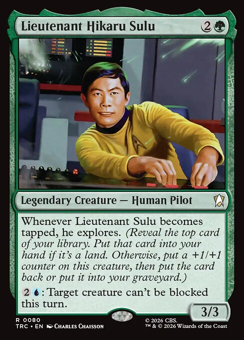 Lieutenant Hikaru Sulu