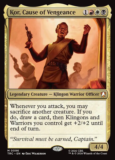 Kor, Cause of Vengeance