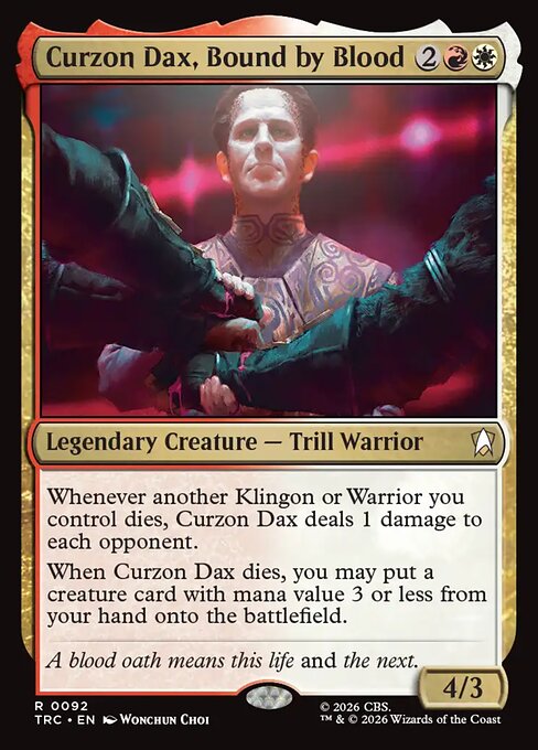 Curzon Dax, Bound by Blood