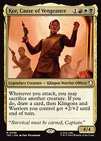 Kor, Cause of Vengeance